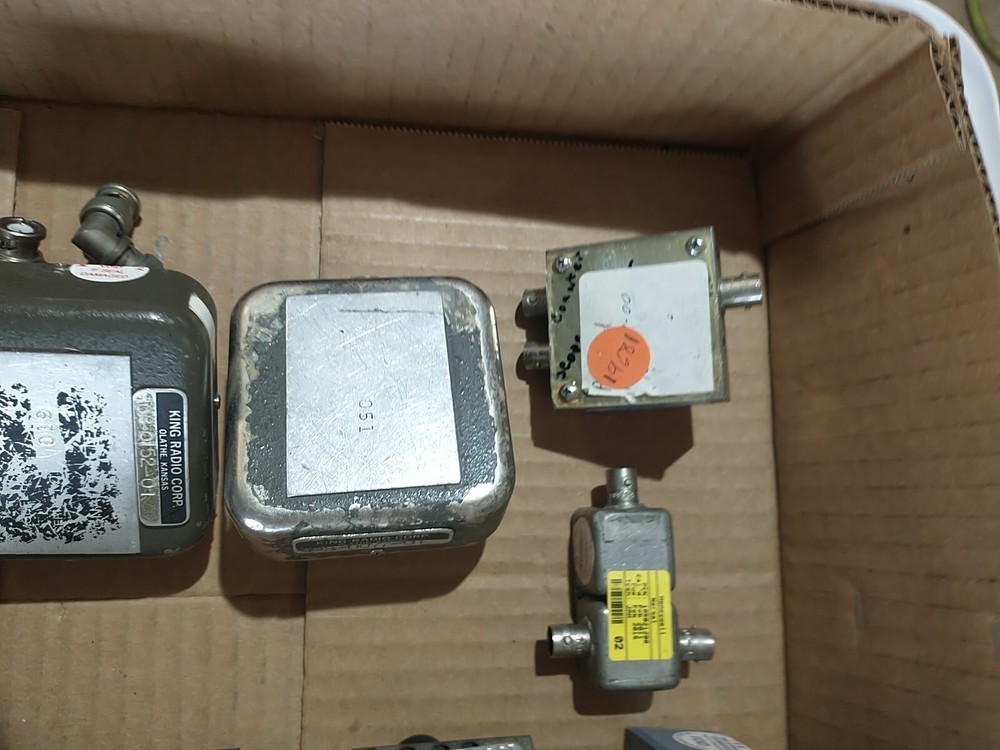Lot of (10) Variable Attenuators And Testing Connection Blocks