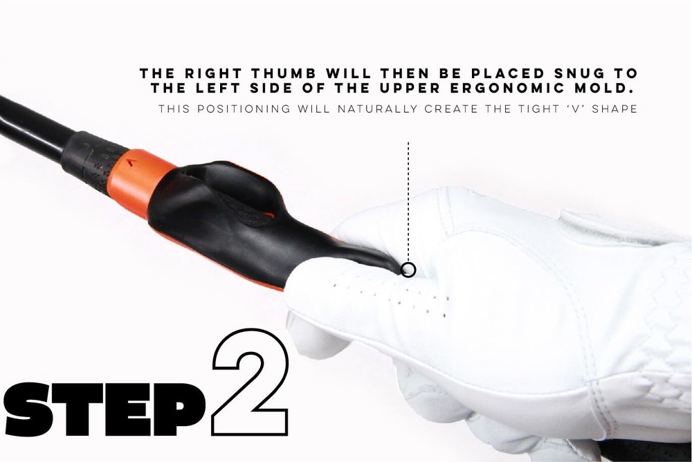 Left-Handed Golf Grip Trainer for Improved Hand Positioning - Swing Aid