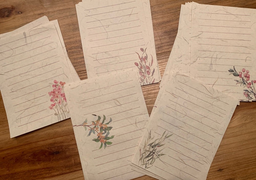 Chinese Floral Notepaper Stationery Box Set