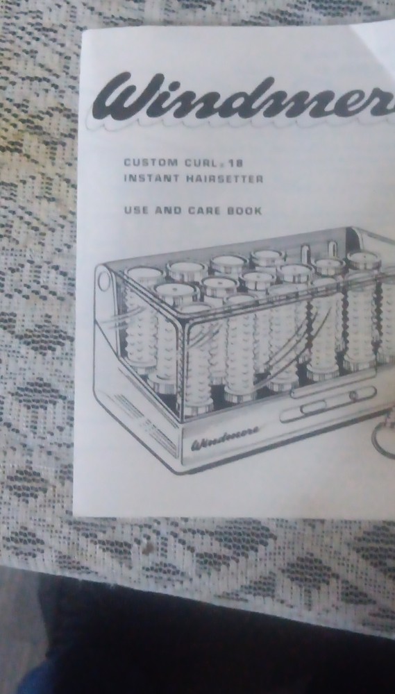 Windmere Custom Curl 18 Hot Rollers Fast Heating Tangle-Free 18 Rollers