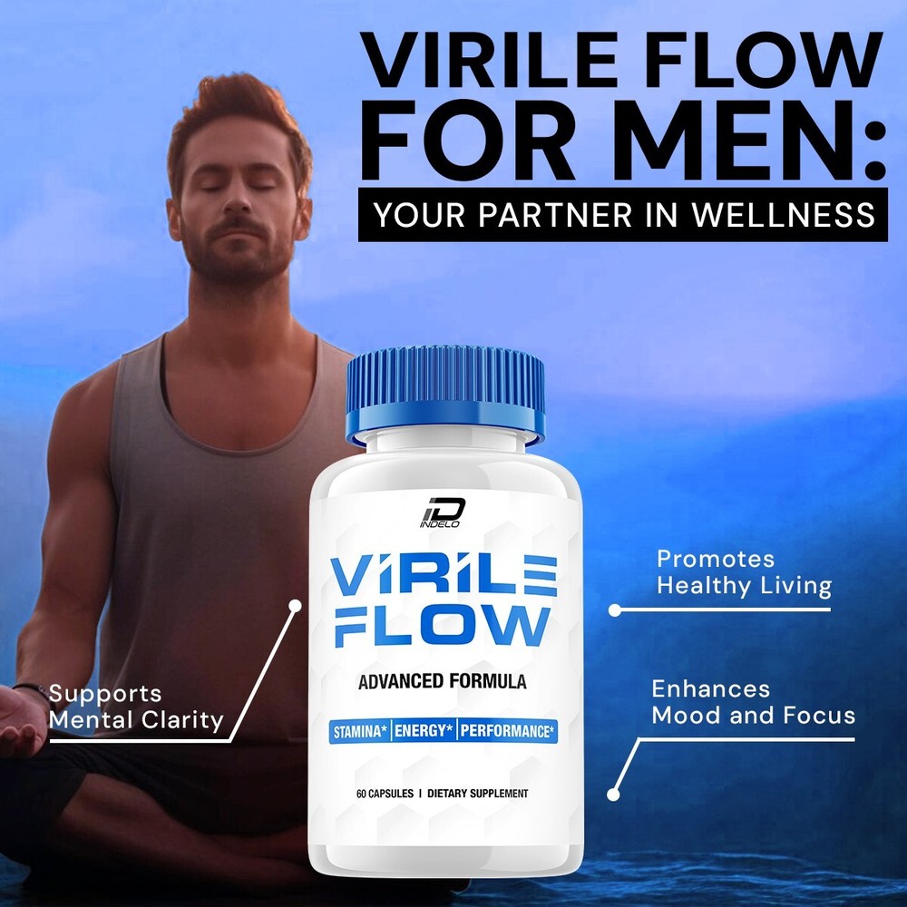 (2 Pack) Virile Flow for Men Capsules – VirileFlow Pills, Virile Flow Advanced