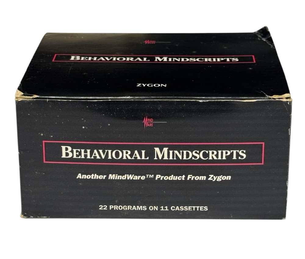 SuperMind Brainwave Synchronizer Meditation Zygon Control - Cassettes "Untested"