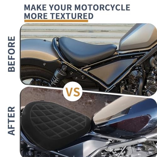 Motorcycle Front Rider Seat Front Seat Cushion Pillion Pad Replacement for