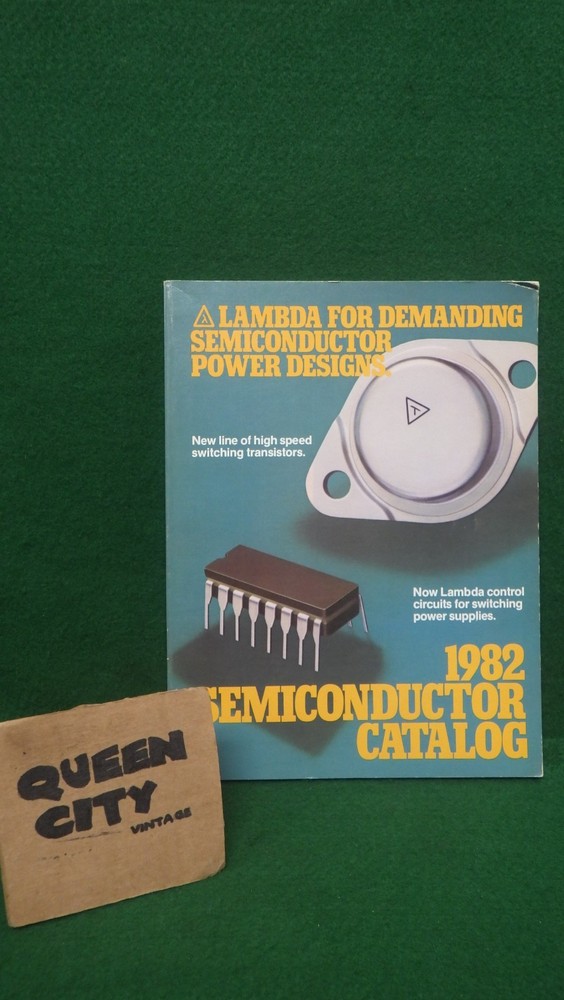 1982 Semiconductor Catalog Lambda Regulators, Transistors++Vintage electronics