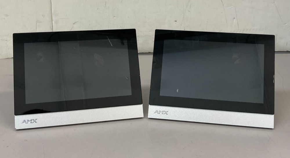 Lot of 2 AMX Modero MXT-701 Touch Panel Control Screen -  Untested