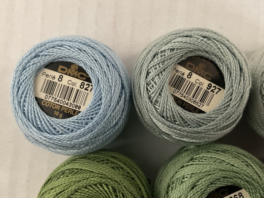 DMC Perle 8, Lot Of 8