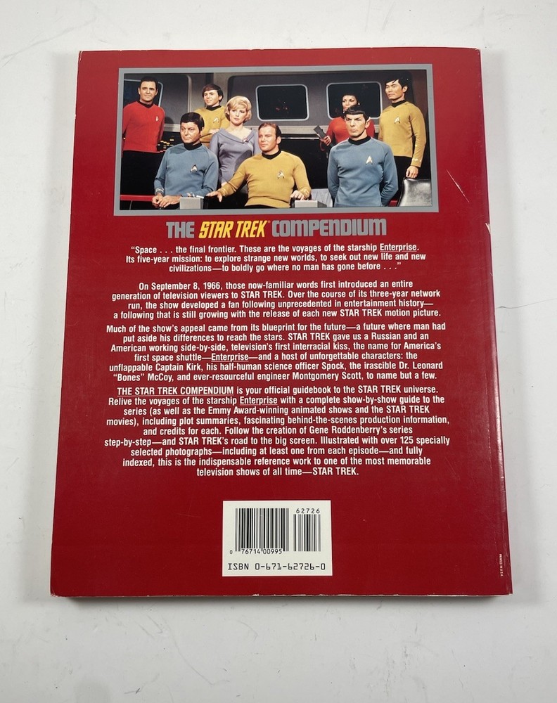 The Star Trek Compendium 1986 Complete Reference Book 20th Anniversary Edition