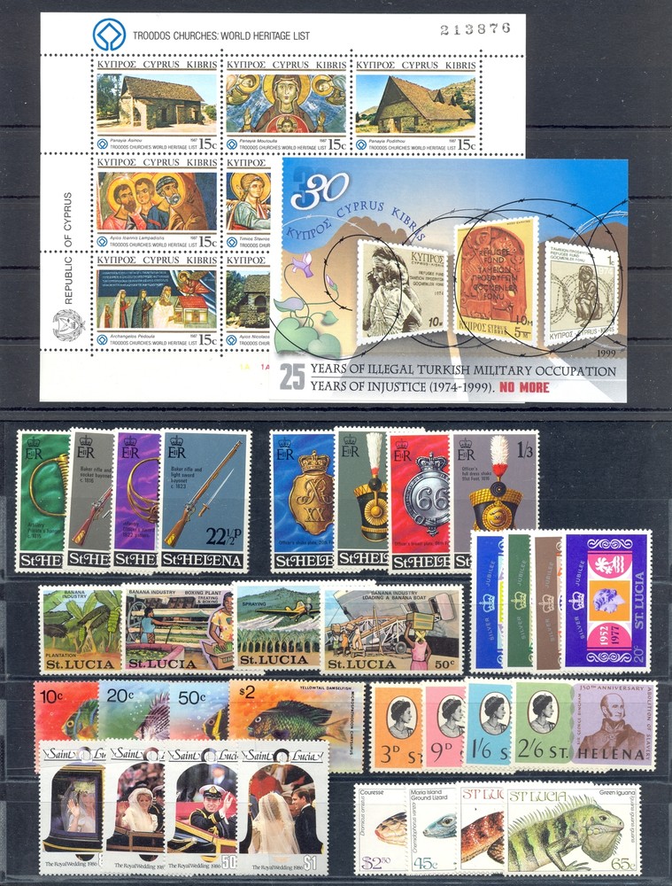 CYPRUS+ ENG COL.. UNS. LOT -MOST ** VF