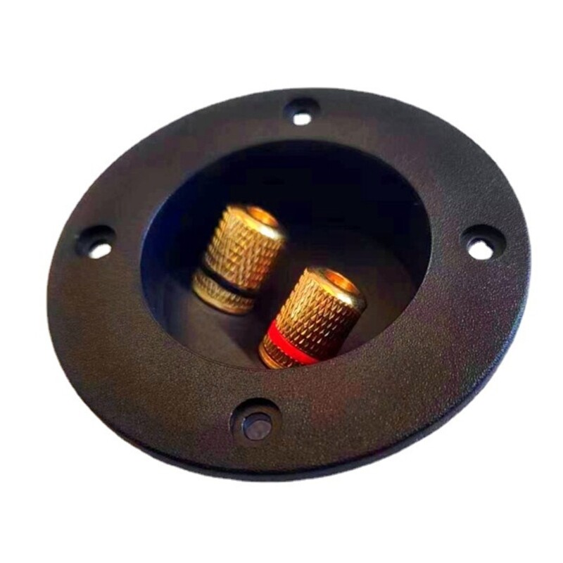 Round Spring Cup Speaker Junction Box Back Panel Block for Home Car Speaker