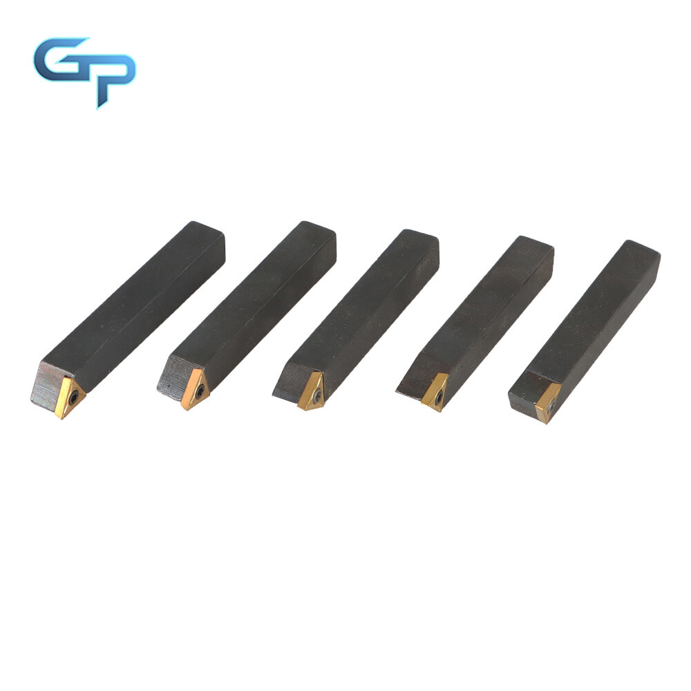 5Pack 3/8" Carbide Indexable Turning Tool Lathe Tool Bit With Carbide Inserts