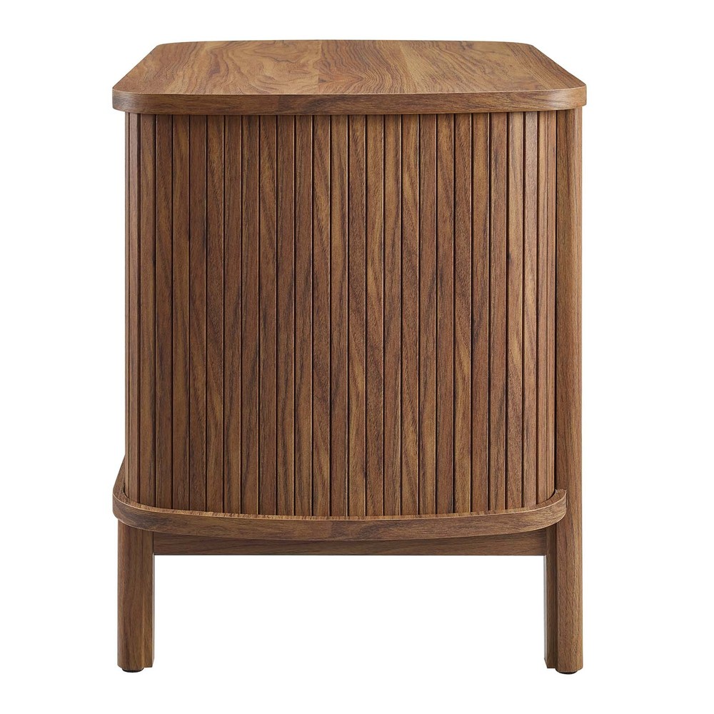 Modway Cadence 2-Drawer Nightstand in Walnut