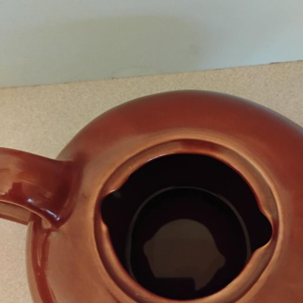 Russel Wright Oneida Vintage Bean Brown Tea Pot MCM