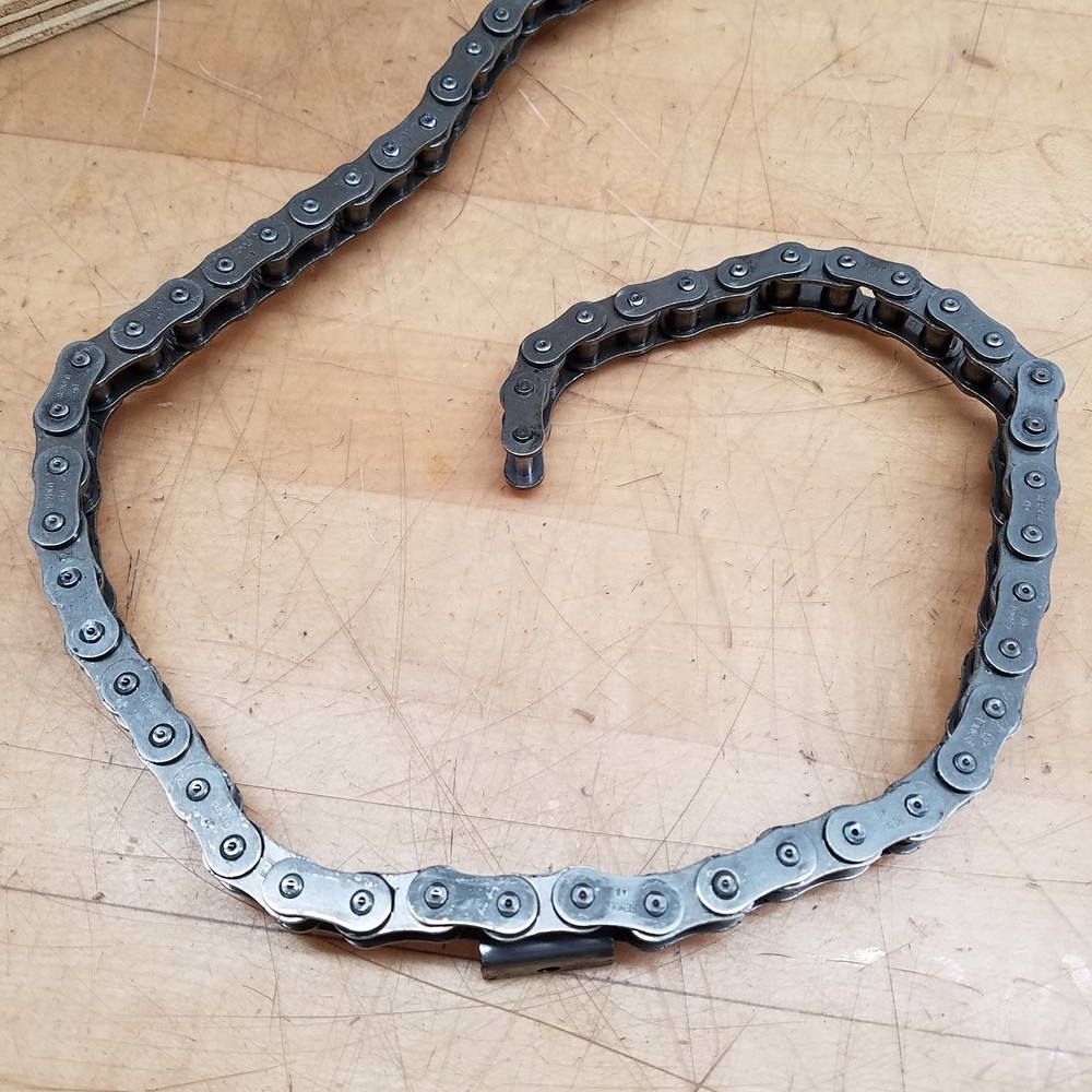 #40 Roller Chain, 1/2" Pitch - USED