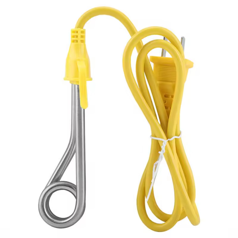 Electric Immersion Water Heater 600W – Stainless Steel Mini Boiler for Travel