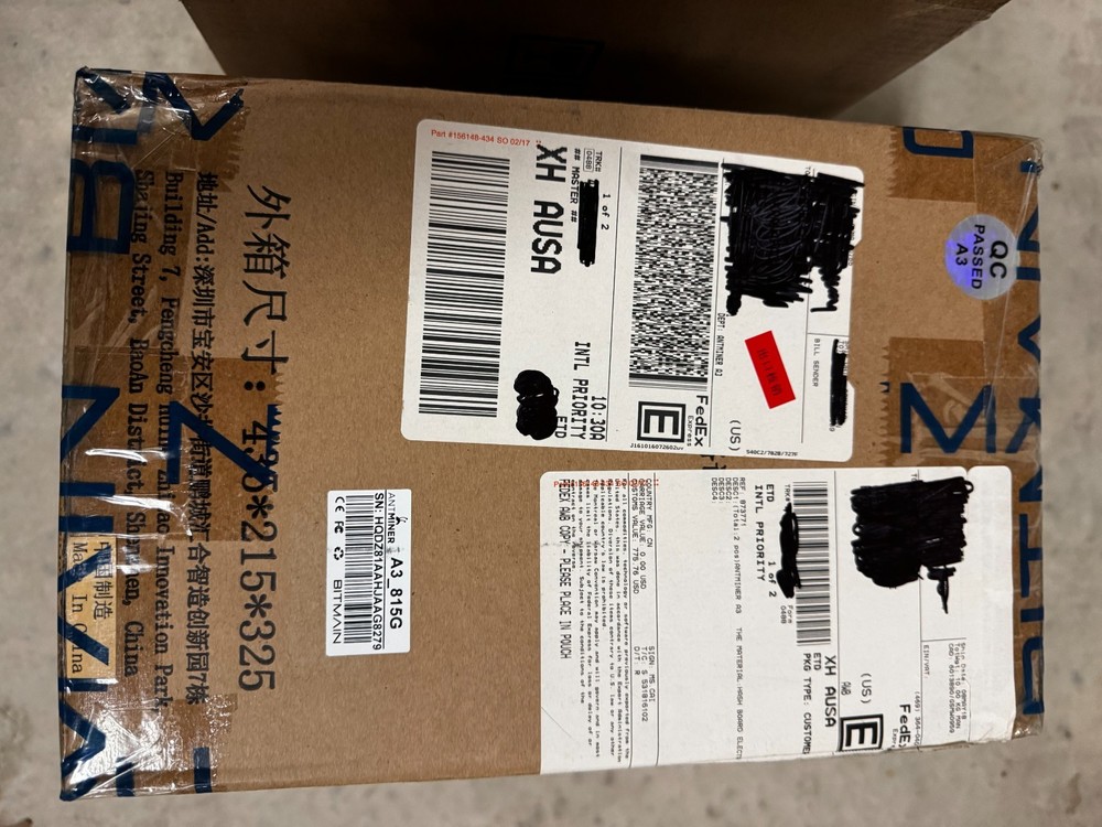 Bitmain Antminer A3 Submodel 815G