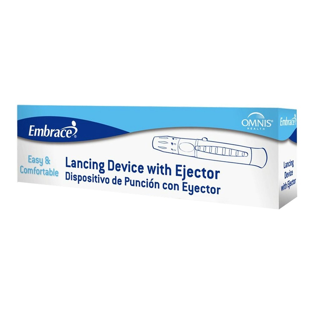 Embrace Safety Lancing Device Needle Multiple Depth Settings 1 Box(s) 1 /Box