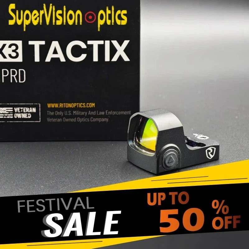 Riton Optics X3 Tactix MPRD 3 MOA Micro Red Dot Sight 3TMPRD