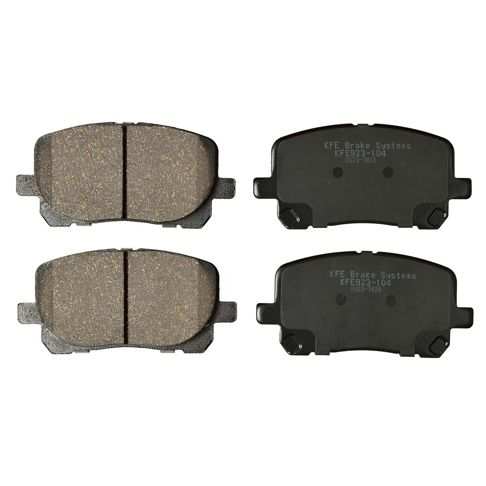 Front Premium Ceramic Disc Brake Pad For 2003-2008 Toyota Corolla Matrix Vibe