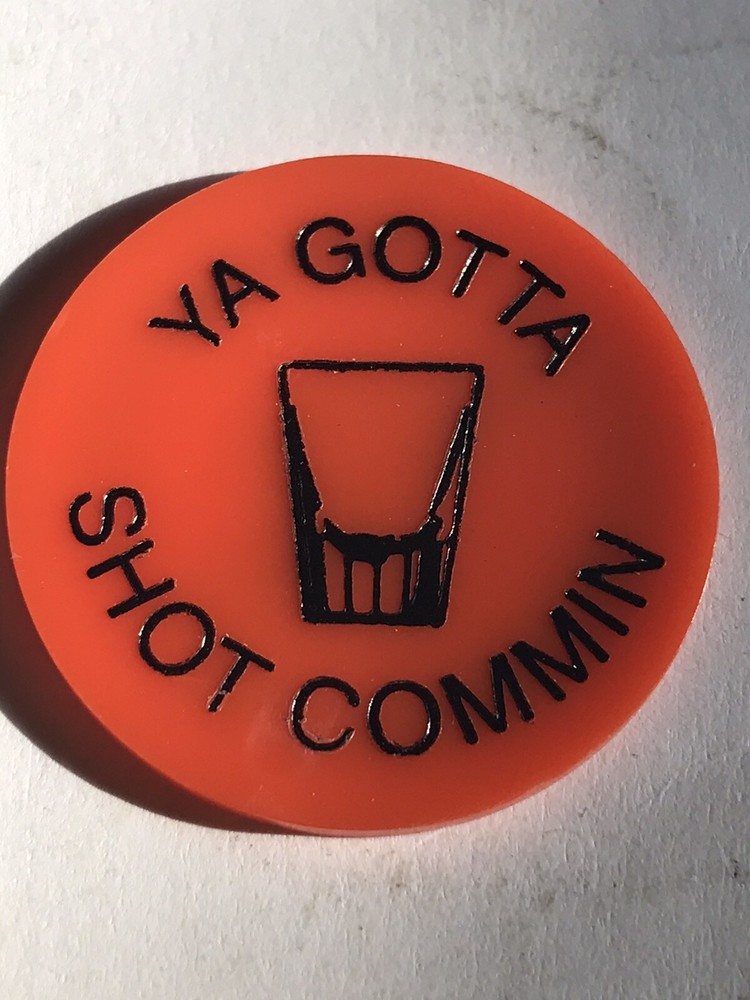 Plastic Liquor Token - Tailgates - Charleroi, Pennsylvania