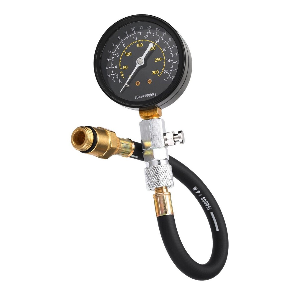 Engine Cylinder Compression Gauge Tester Kit Gas Engine Diagnostic Tester Tool