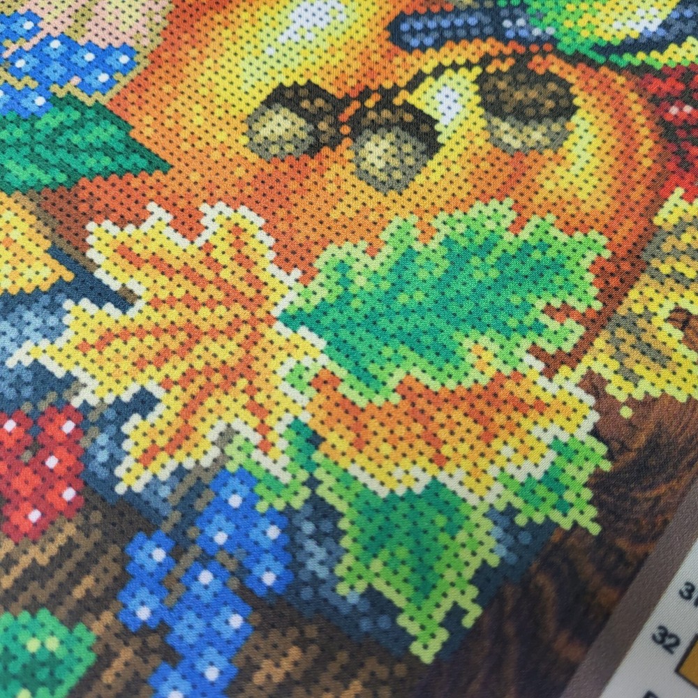 Pumpkins Bead Embroidery Scheme on Canvas DIY Stamped Printed Pattern T-1283