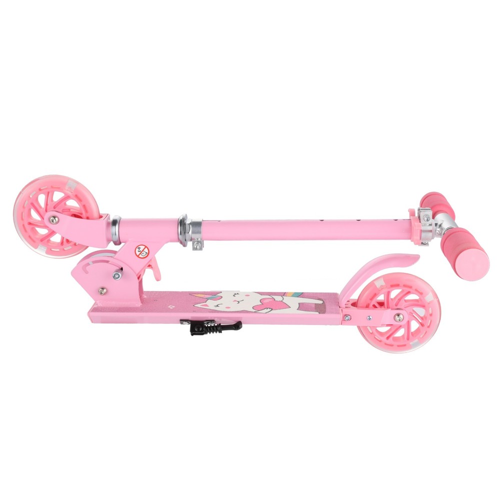 Folding Scooter Handlebar Adjustable with LED Light Up Wheels for Beginner & Kid