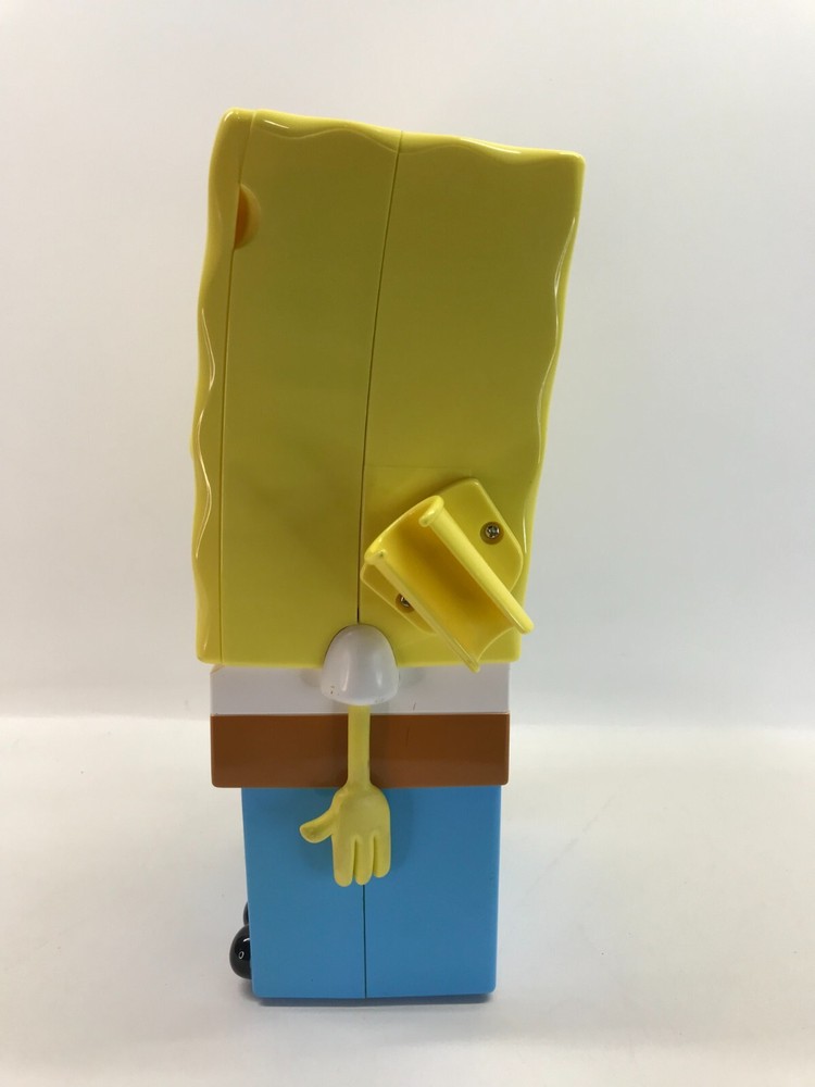 spongebob karaoke cd player 2003 rare - missing microphone - tested