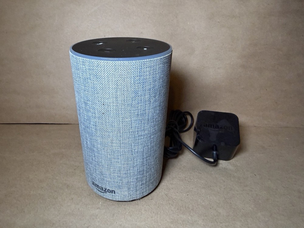 Amazon Echo 2nd Gen XC56PY Smart Speaker w/ Power Cord | Tested