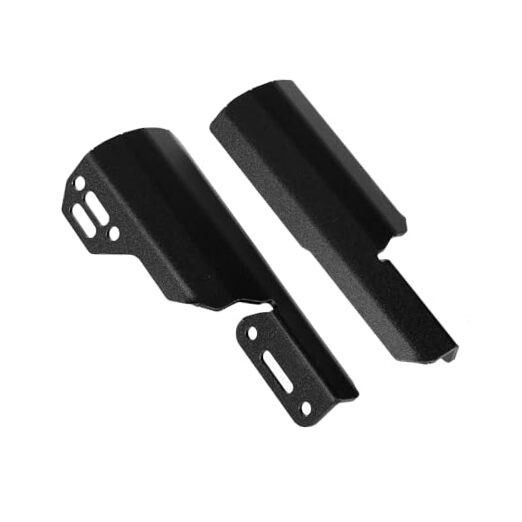 Aluminum Front Fork Cover Shock Absorber Protector Guard Compatible with Black