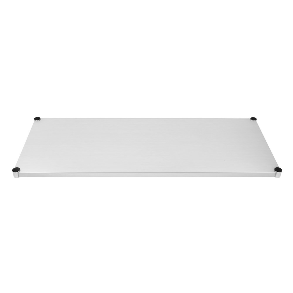 Under Shelf Stainless Steel Wide Double Over-panel for Prep Table Commerce/Home