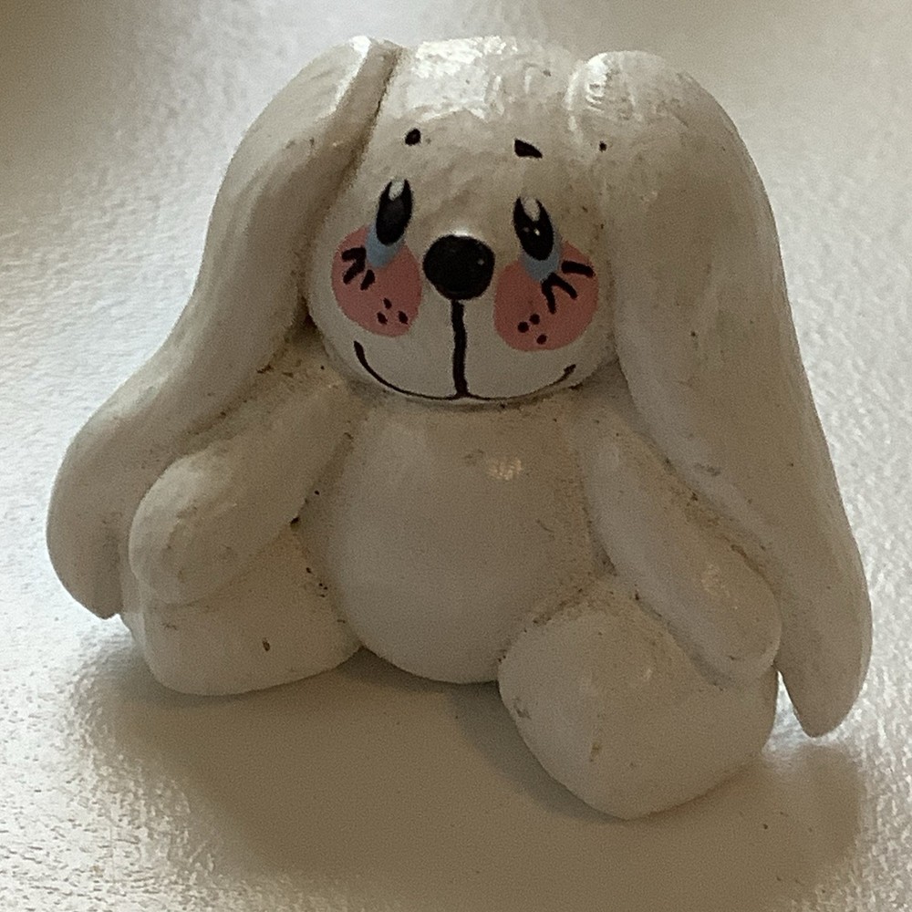 4 Decorative Easter Bunnies One Bunny Egg By Russ Three Bunny Figurines