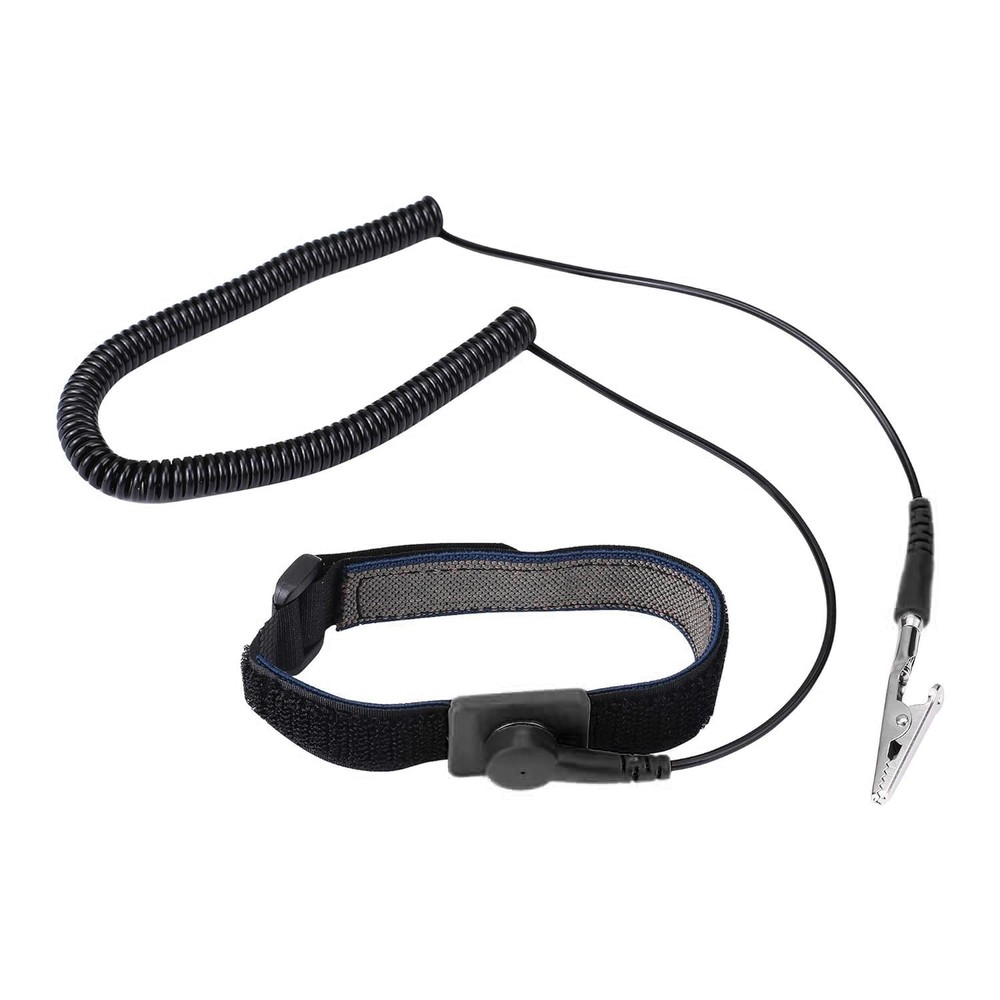 Anti Static Wrist Strap, 11" Wristband Regular Size, Black