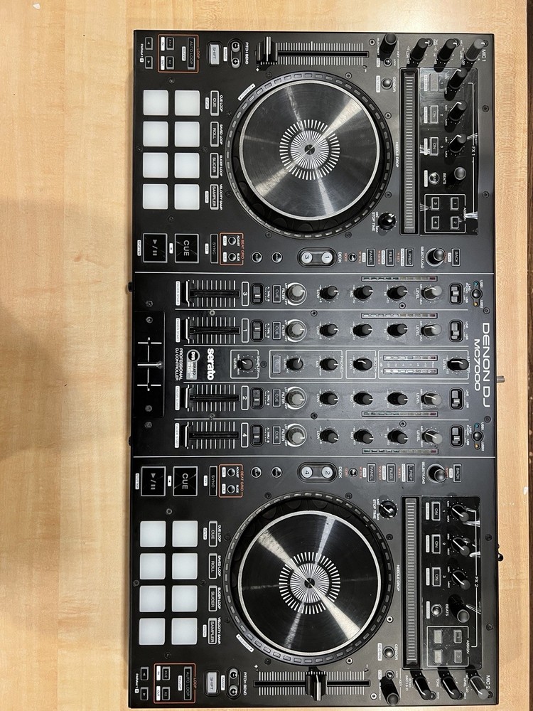 Denon DJ MC7000 4-Channel DJ Controller used + Magma Case