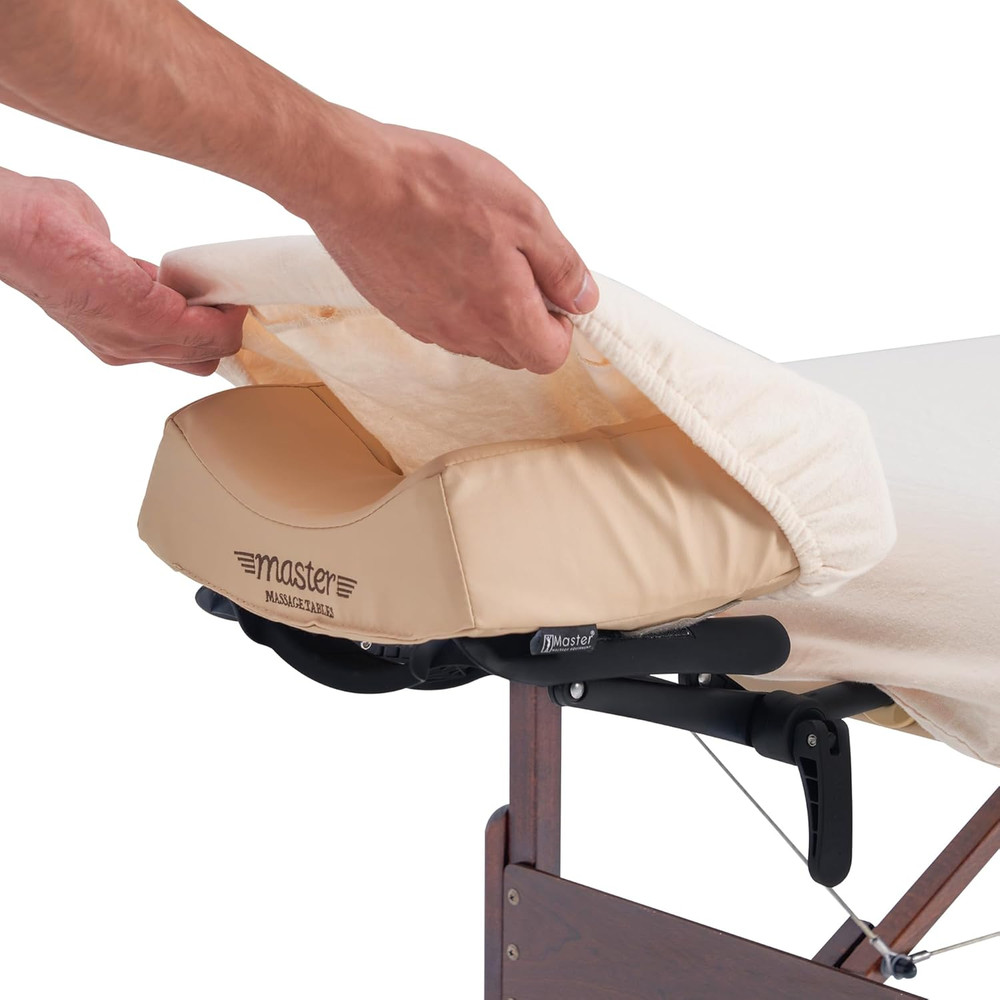 Master Massage Universal Massage Table Flannel Sheet Set 3 in 1 Table Cover, Fac