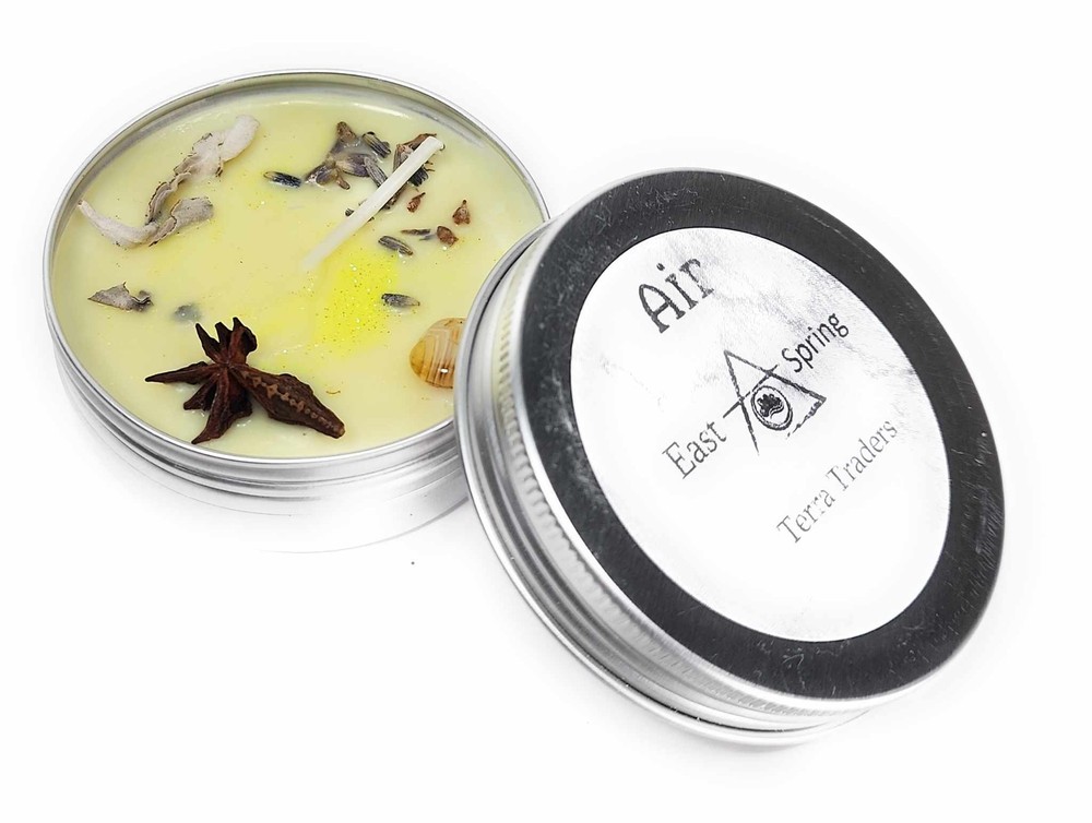 Air Elemental Yellow Candle