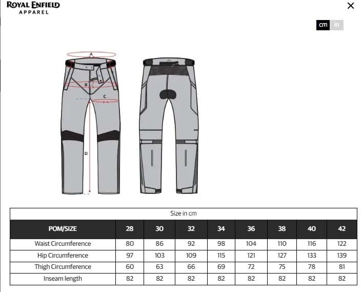 Royal Enfield "TSO Kar Riding Trouser-Black Grey"