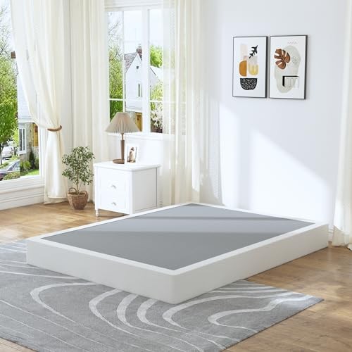 Box Spring - High Profile Box Spring for Bed, Sturdy Metal Frame Queen 7 Inch