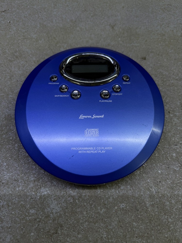 Lenoxx Sound Model CD-57 Programmable Compact Disc Player 2005 Works *new*