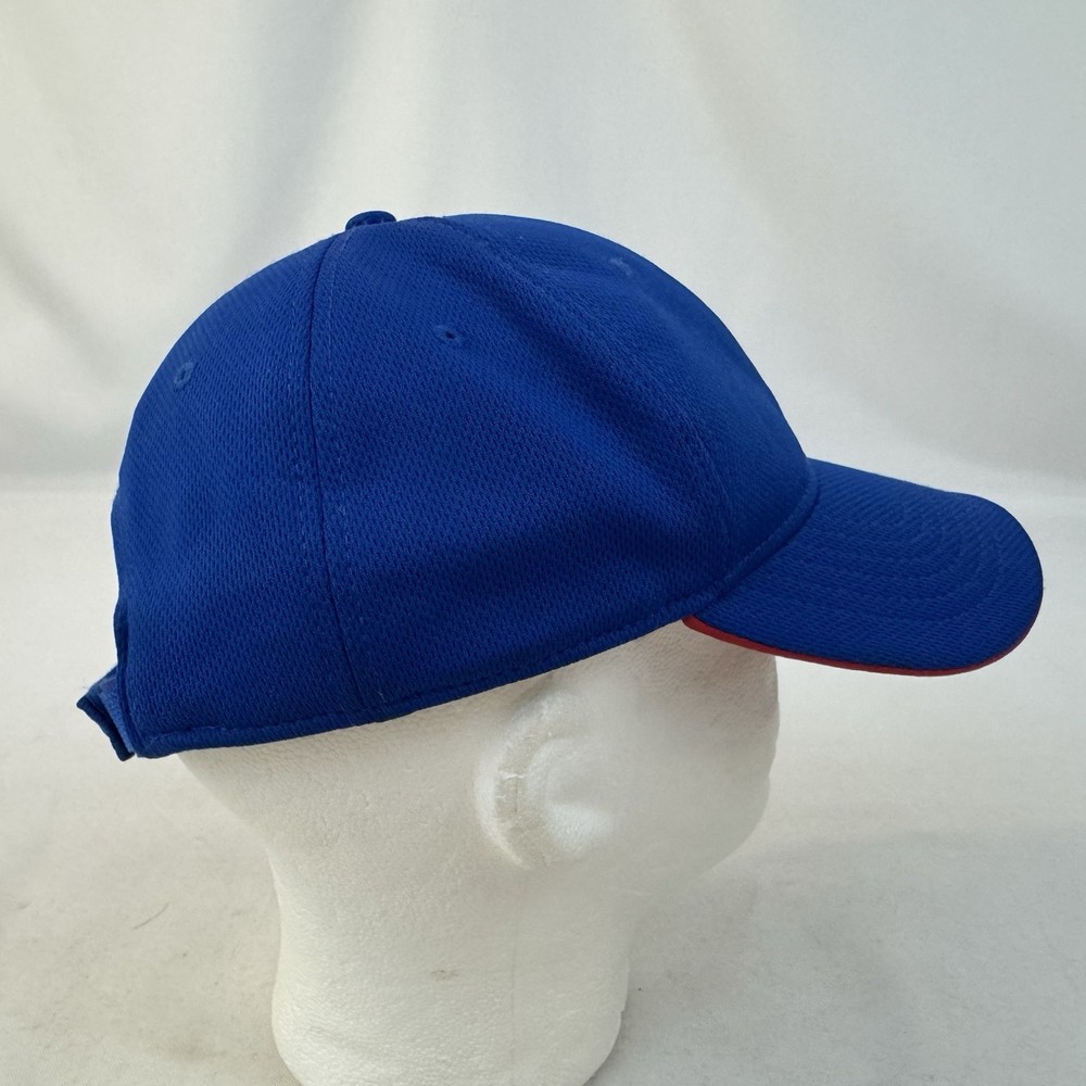 Starter Men Ball Cap Strap Back Hat Solid Blue Blank Adjustable Fast Ship
