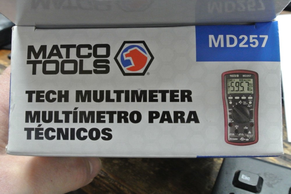 Matco Tools Digital Tech Multimeter New in Box MD257