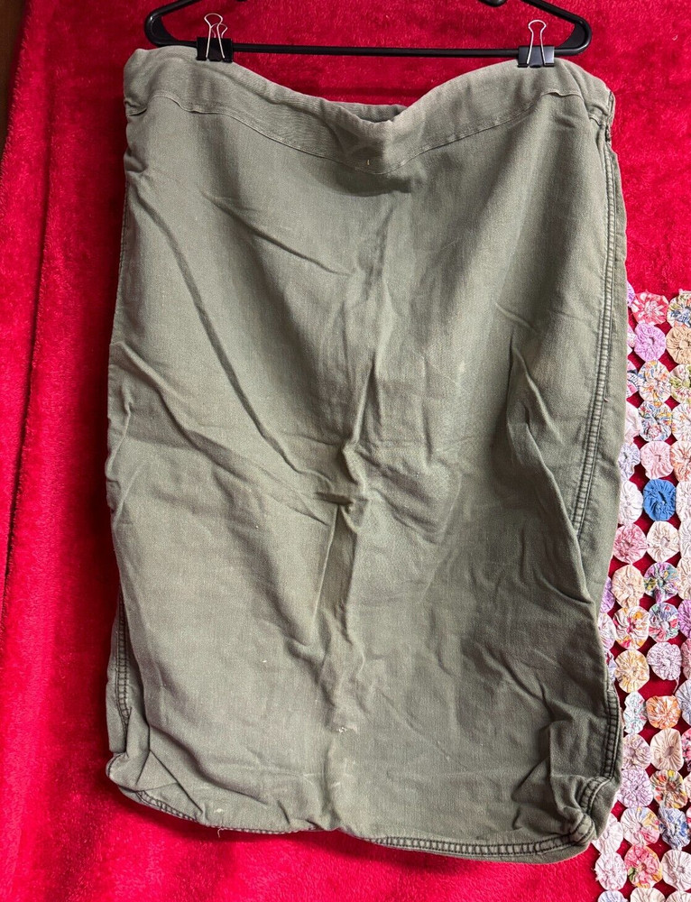 Vintage Army Drawstring Laundry Bag Pre-owned