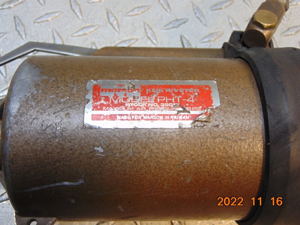 MARSON PHT-4 KLIK PNEUMATIC AIR RIVETER