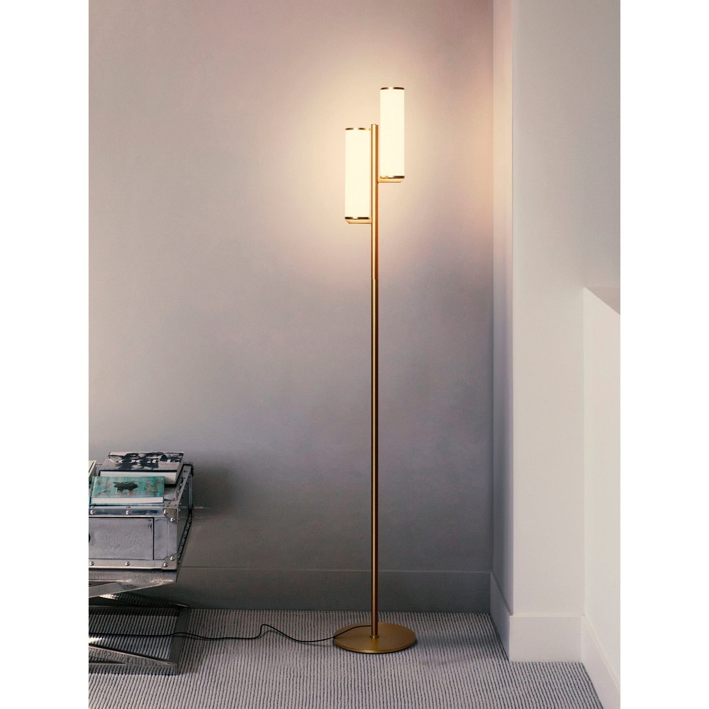 Led Floor Lamp Brass. Brass Industrial Energy Efficient