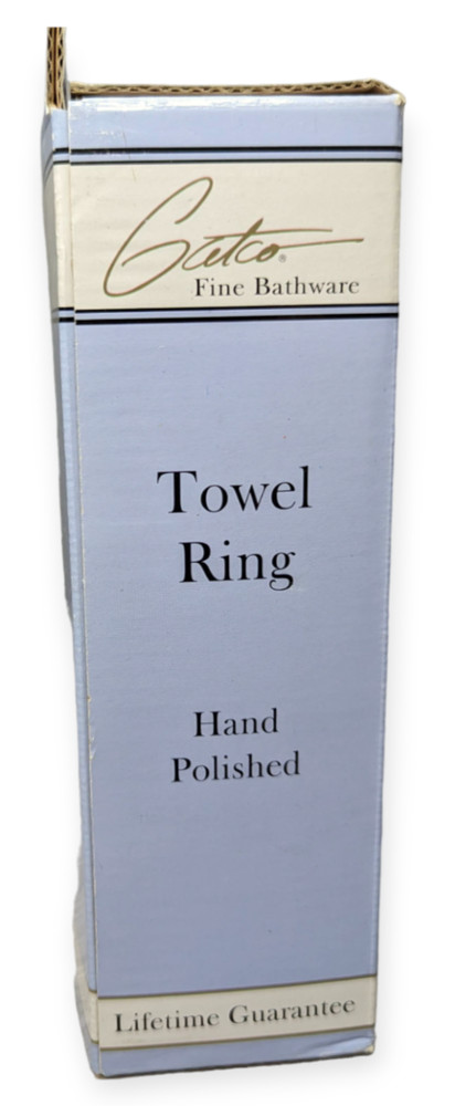 Gatco Evolutions Austin Towel Ring Bronze Finish