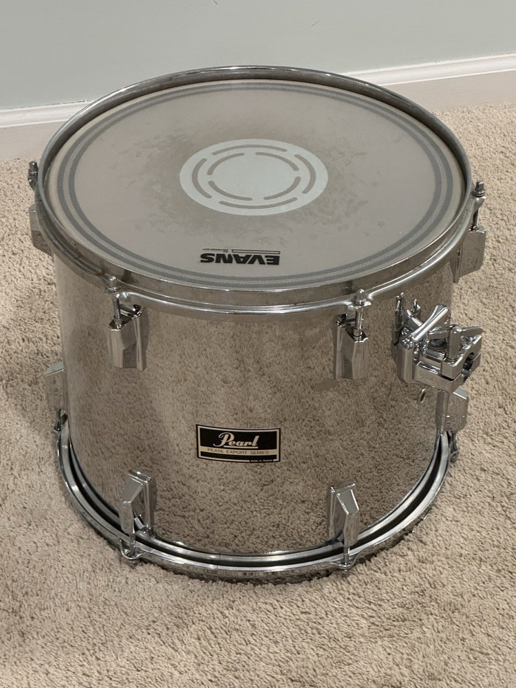 Pearl Export 14 X 12” Chrome Rack Tom Drum Drumset Set