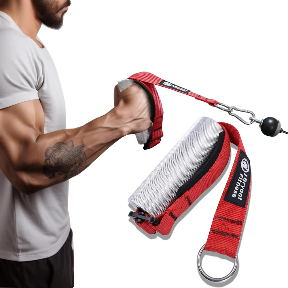 Arm Wrestling Exercise Handle Φ2 in Grip Red - Wrist and Forearm Exerciser Pulld