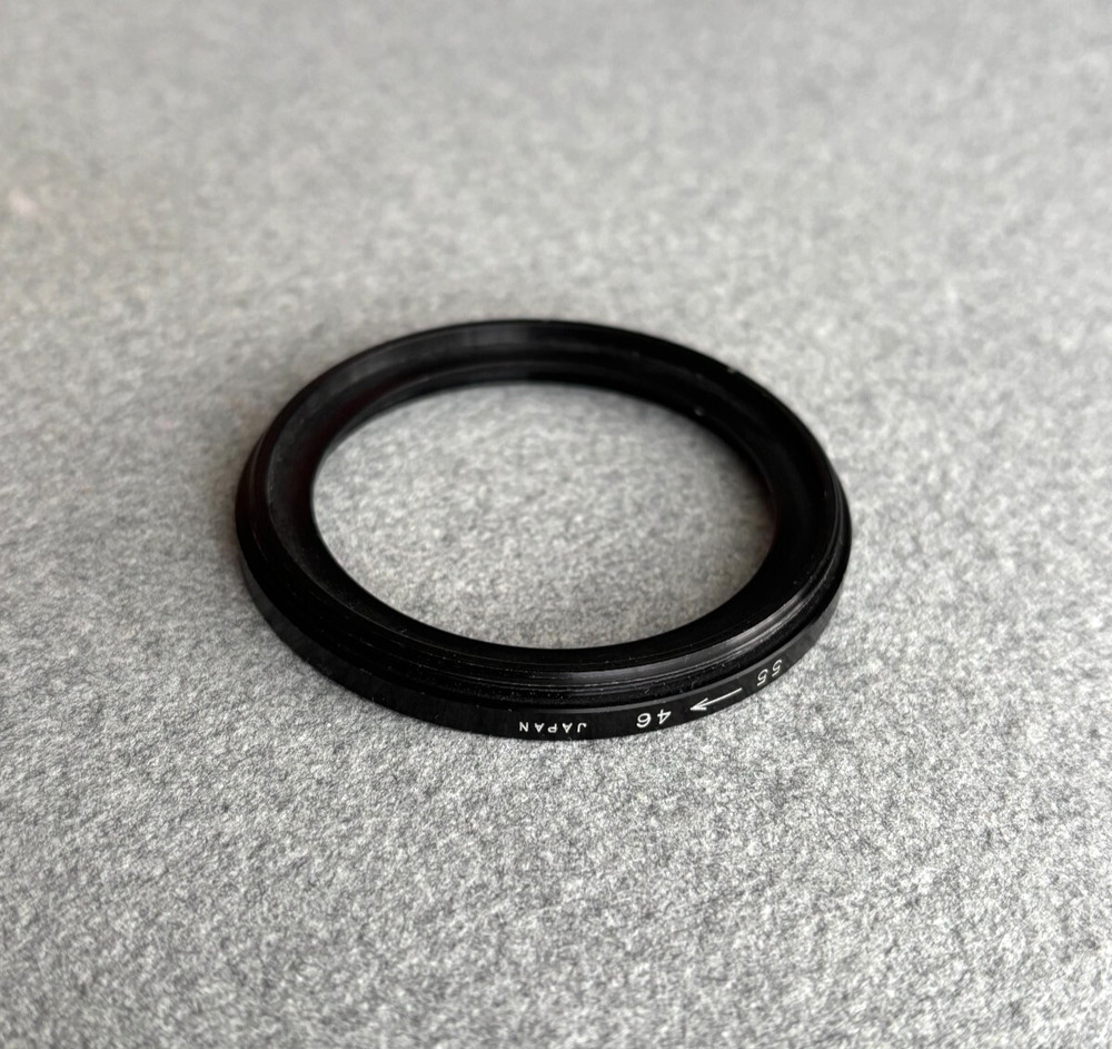 Vintage Step-Down Adapter Ring 55mm - 46mm Made in Japan