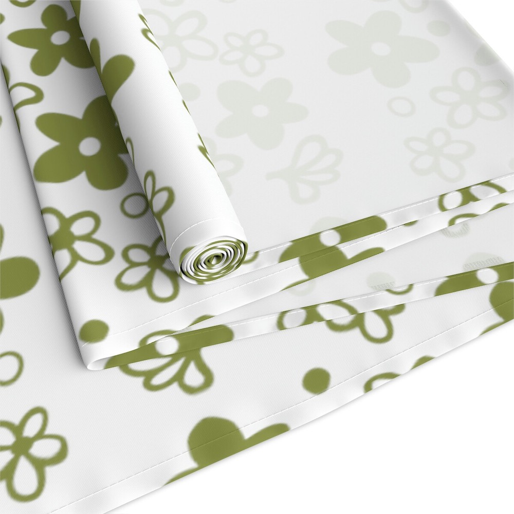 Spring Blossom Pyrex inspired Table Runner (Cotton, Poly)