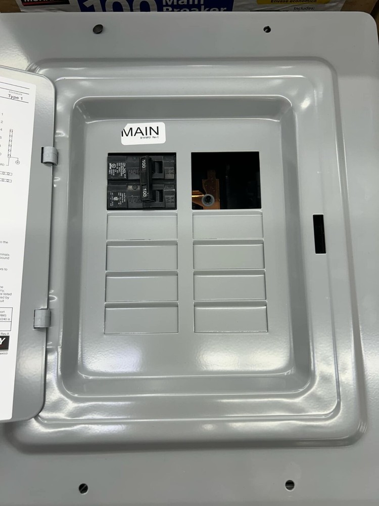 Murray Panel LC110DFCGP 100 Amps Main Breaker
