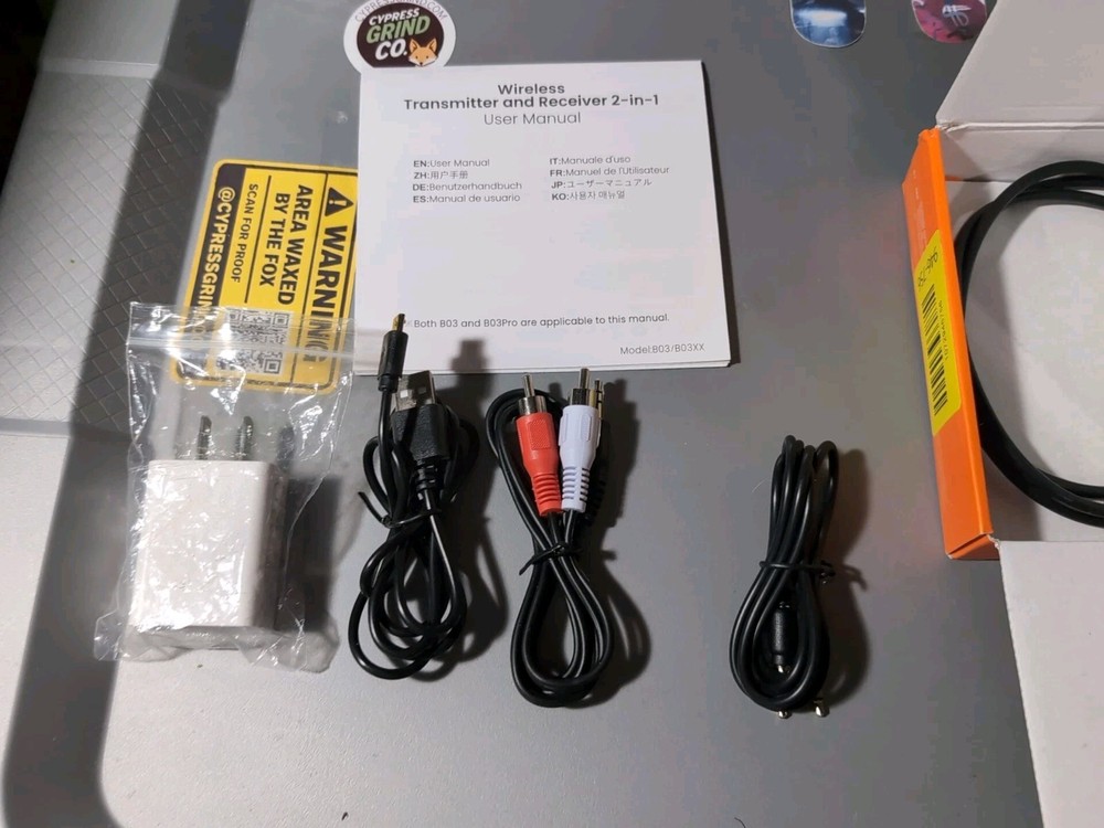 1Mii B03Pro Bluetooth 5.3 Transmitter Receiver aptX HD Low Latency